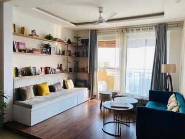 Living Room in 4 BHK Apartment at Shree Balaji CGHS, Sector 45 – for Sale