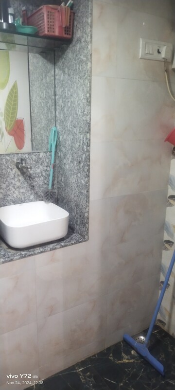 Bathroom in 1 BHK Apartment at Gokuldham Complex, Goregaon East – for Sale