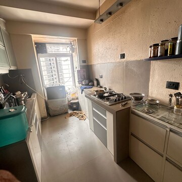 Kitchen in 3 BHK Apartment at Group Seven Rushi Heights, Goregaon East – for Sale