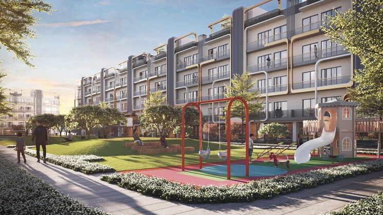 Exterior View, m3m-antalya-hills 3 Bedroom 1660 Sq.Ft. Builder Floor In Sector 79 Gurgaon 7858681