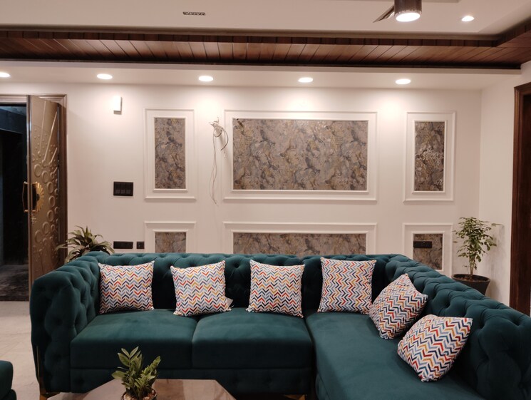 Living Room, sector 85 4 Bedroom 4500 Sq.Ft. Builder Floor In Sector 85 Faridabad 7858985