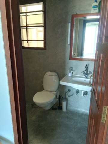 Bathroom in 2.5 BHK Apartment at Shilp Tower, Lower Parel – for Rent