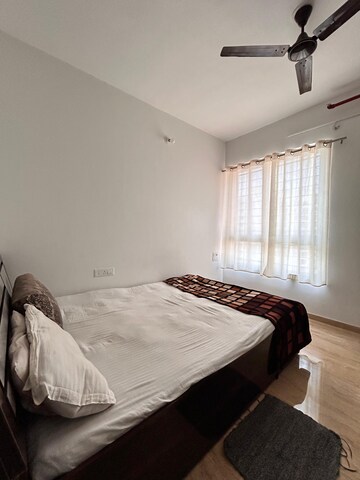 Bedroom in 3 BHK Apartment at Paranjape Schemes Crystal Towers, Pashan – for Rent
