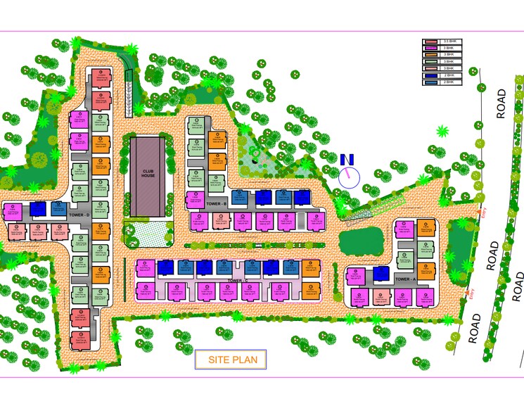 Exterior View, srias-tiara 2 Bedroom 1290 Sq.Ft. Apartment In Bachupally Hyderabad 7859687