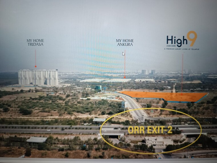 Exterior View, anvita-high-9 3 Bedroom 2440 Sq.Ft. Apartment In Kollur Hyderabad 7859644