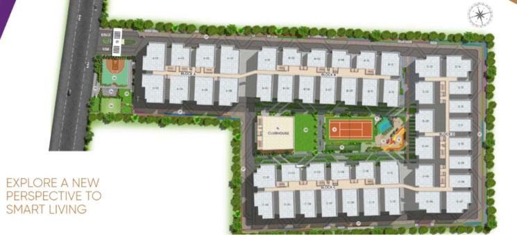 Master Plan, ghr-titania 3 Bedroom 1632 Sq.Ft. Apartment In Vaishali Nagar Hyderabad 7859975