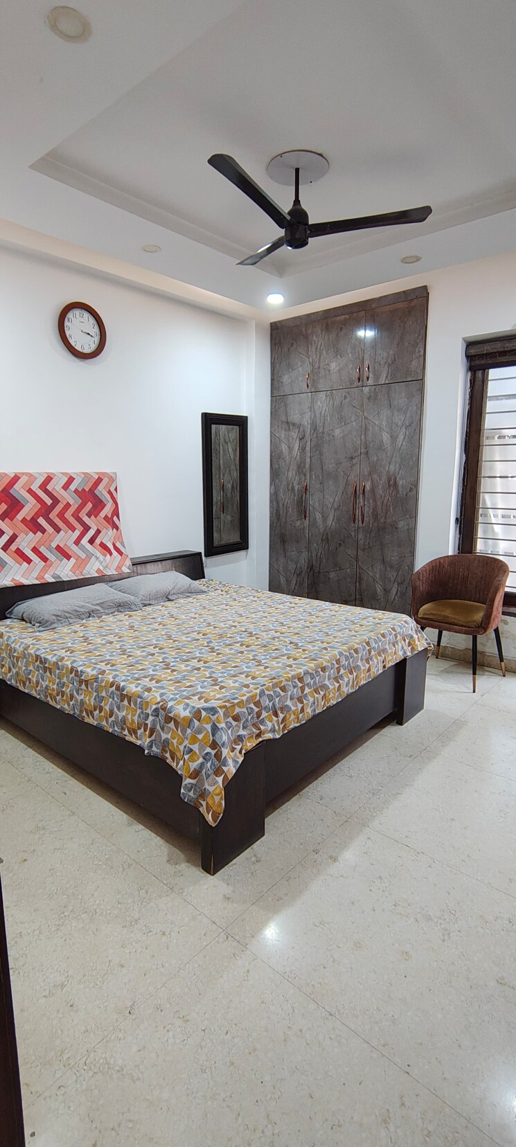 Bedroom, kalkaji 3 Bedroom 200 Sq.Yd. Builder Floor In Kalkaji Delhi 7860154