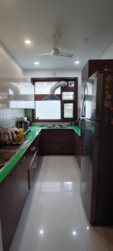Kitchen in 3 BHK Builder Floor at Kalkaji – for Sale