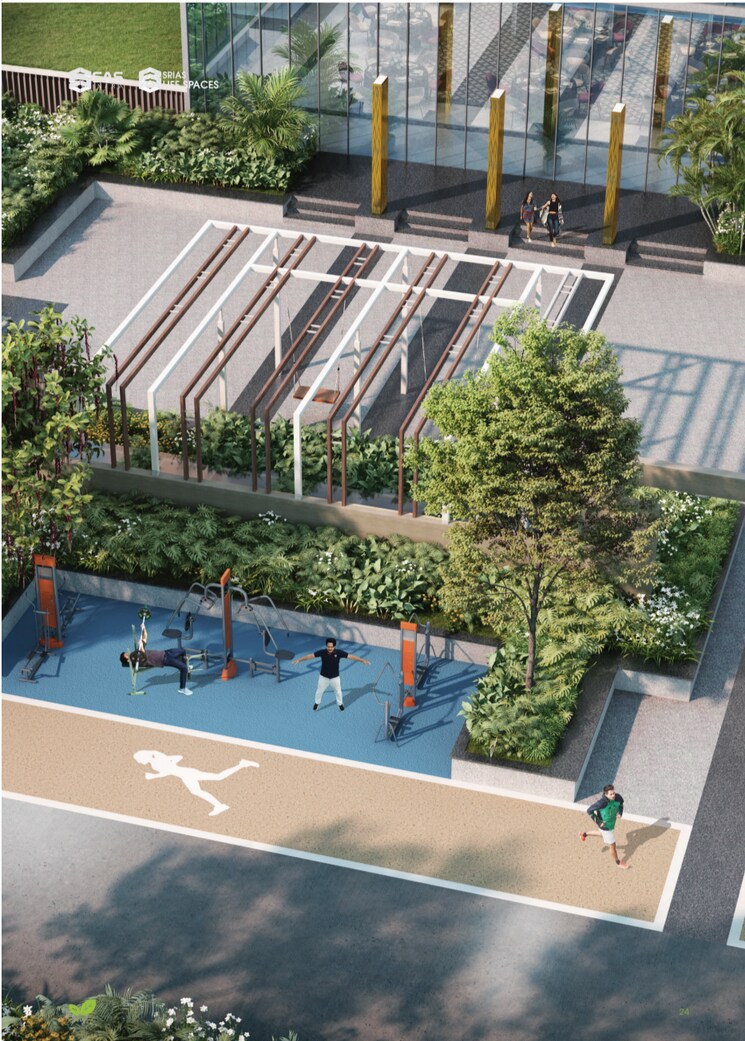 Balcony, srias-tiara 3 Bedroom 1860 Sq.Ft. Apartment In Bachupally Hyderabad 7860316