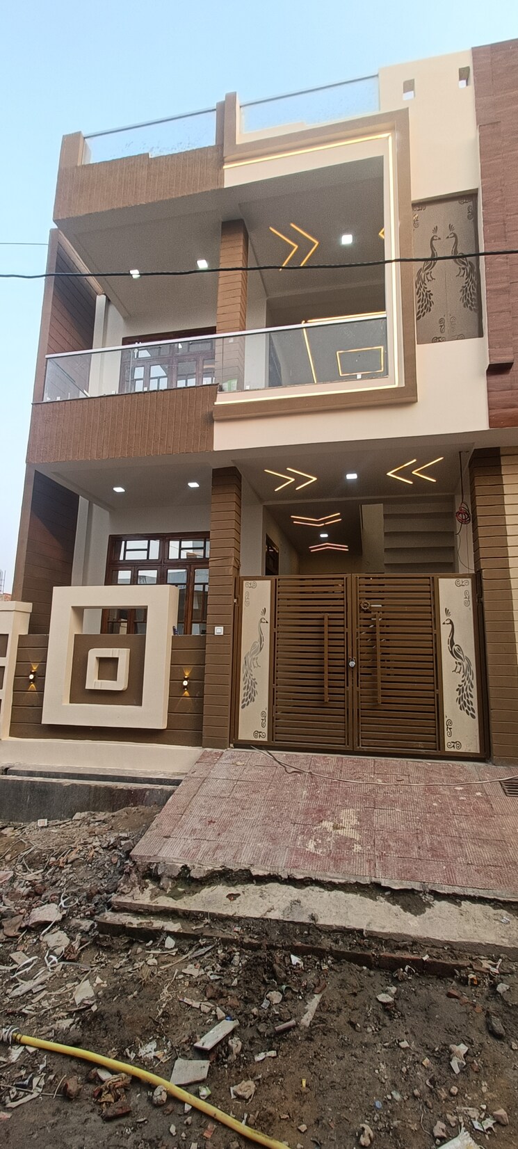 Exterior View, arsha-madhav-greens 3 Bedroom 1560 Sq.Ft. Villa In Gomti Nagar Lucknow 7860413