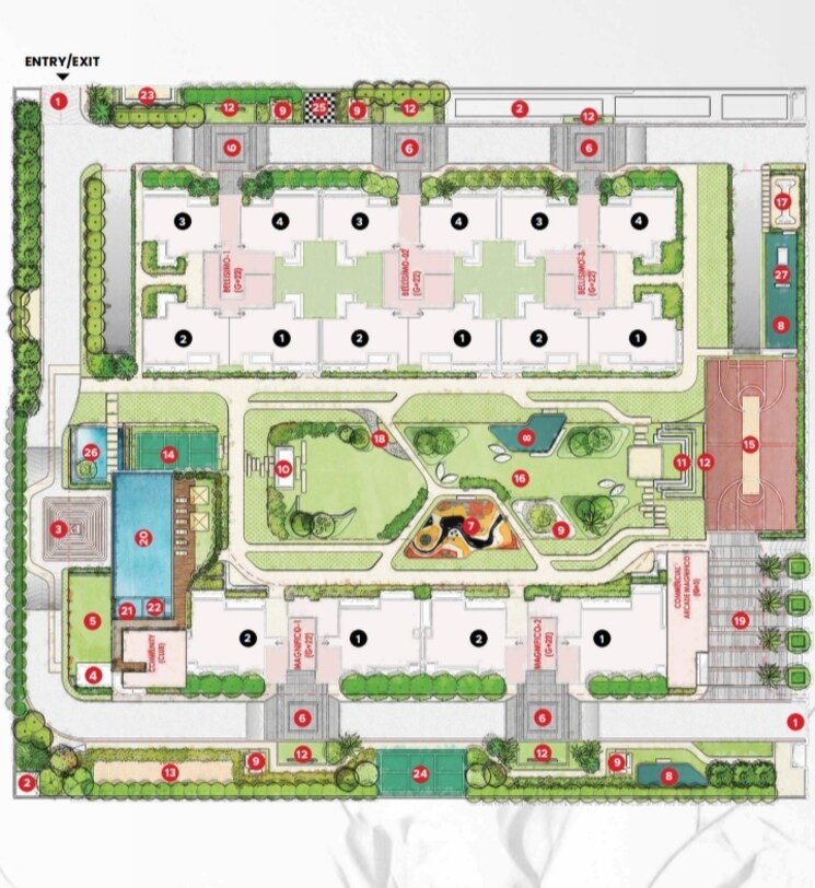 Master Plan, eldeco-la-vida-bella 4 Bedroom 2755 Sq.Ft. Apartment In Sector 12 Greater Noida Greater Noida 7860449