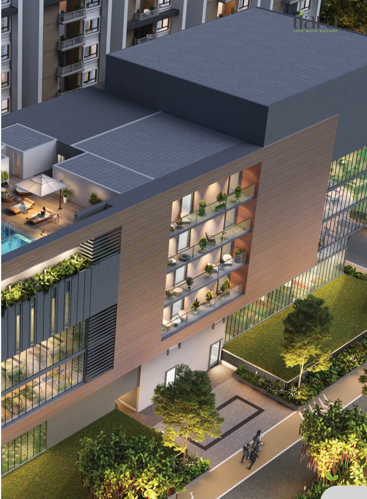 Balcony, srias-tiara 3 Bedroom 2035 Sq.Ft. Apartment In Bachupally Hyderabad 7861245