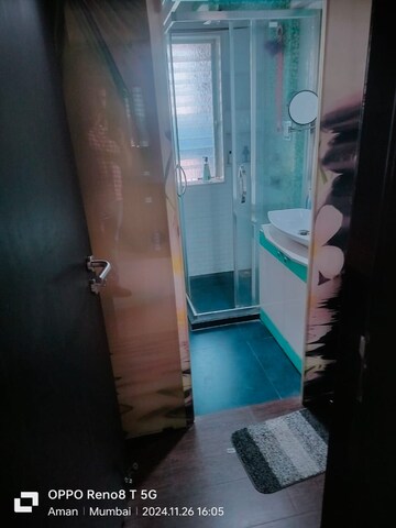 Bathroom in 2 BHK Apartment at Palash Towers, Andheri West – for Rent