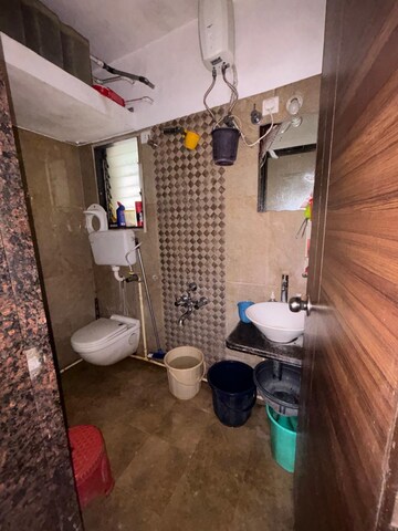 Bathroom in 2 BHK Apartment at Veena Dynasty, Vasai East – for Sale