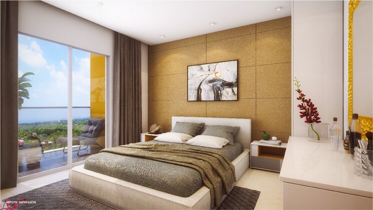 Bedroom, kohinoor-zen-estate 3 Bedroom 1068 Sq.Ft. Apartment In Kharadi Pune 7861898