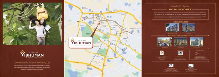 Map Location, rv-vibhuman 2 Bedroom 1323 Sq.Ft. Apartment In Kondapur Hyderabad 7862056
