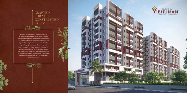 Exterior View, rv-vibhuman 2 Bedroom 1323 Sq.Ft. Apartment In Kondapur Hyderabad 7862056