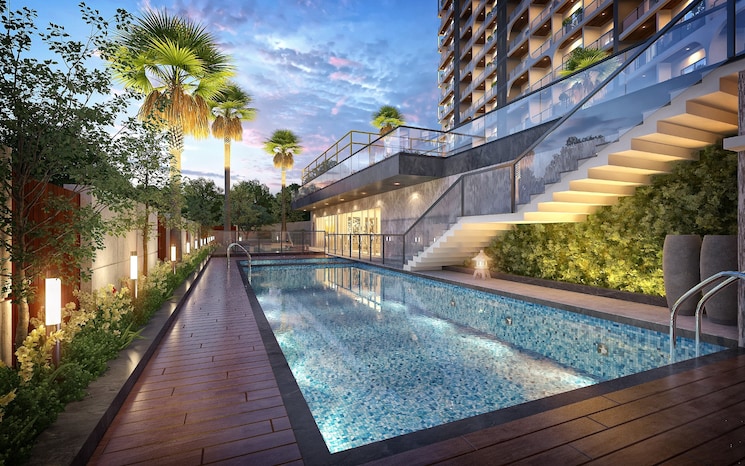 Swimming Pool, infinito-sereno 3 Bedroom 1102 Sq.Ft. Apartment In Baner Pune 7862491