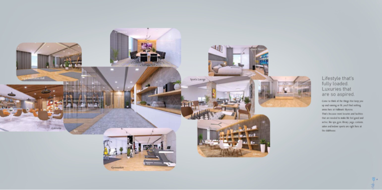 Living Room, hallmark-skyrena 3 Bedroom 1635 Sq.Ft. Apartment In Narsingi Hyderabad 7862507