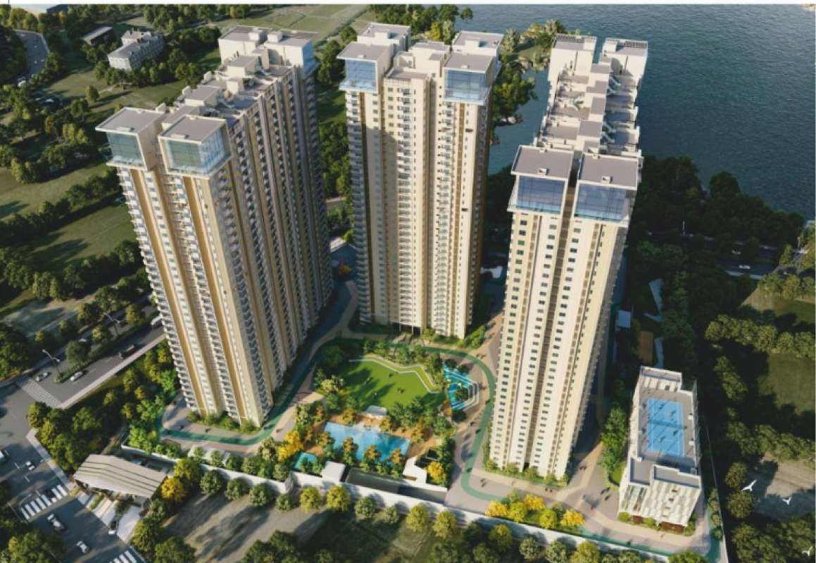 3 BHK 1470 Sq.Ft. Apartment in Cybercity West Brook