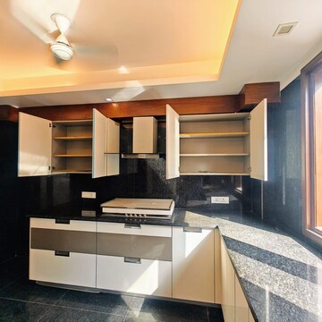 Kitchen in 4 BHK Builder Floor at Green Park – for Sale
