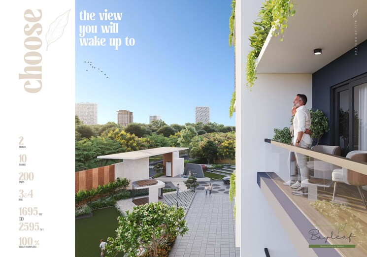 Balcony, verdant-bayleaf 3 Bedroom 1695 Sq.Ft. Apartment In Manchirevula Hyderabad 7862950