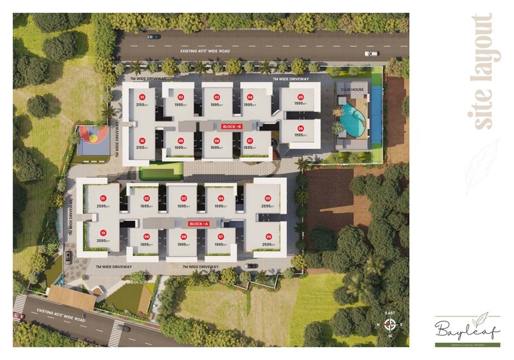 Master Plan, verdant-bayleaf 3 Bedroom 1695 Sq.Ft. Apartment In Manchirevula Hyderabad 7862950