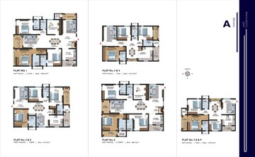 Floor Plan in 3 BHK Apartment at Sumadhura The Olympus, Nanakramguda – for Sale