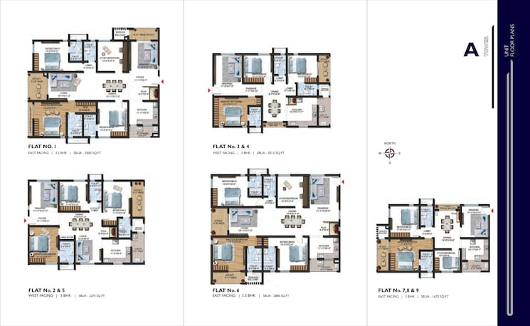 Floor Plan, sumadhura-the-olympus 3 Bedroom 2270 Sq.Ft. Apartment In Nanakramguda Hyderabad 7862994