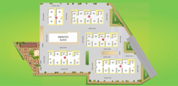 Master Plan in 3 BHK Apartment at Pacifica Hillcrest Phase 2, Financial District – for Sale