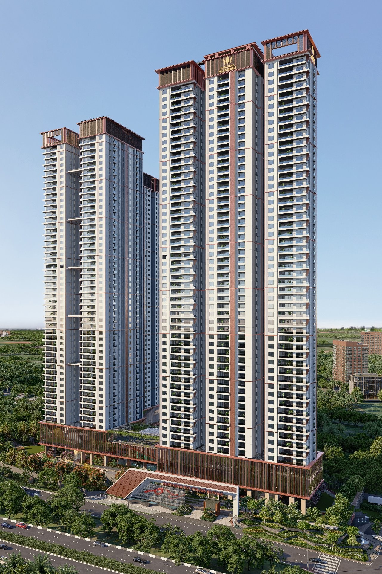 4 BHK + Pooja Room,Servant Room,Extra Room 4850 Sq.Ft. Apartment in Sumadhura Palais Royale