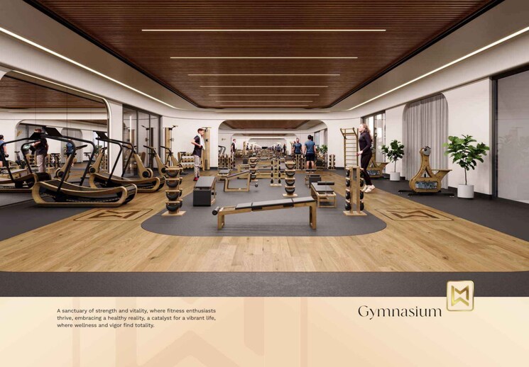 Gym, western-marina 4 Bedroom 5480 Sq.Ft. Apartment In Puppalaguda Hyderabad 7863095
