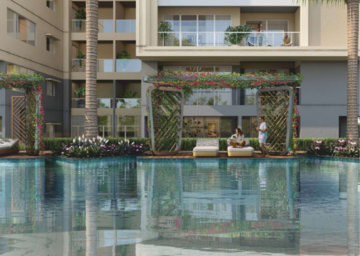 Swimming Pool in 3 BHK Apartment at Sattva Lakeridge, Gowlidoddy – for Sale