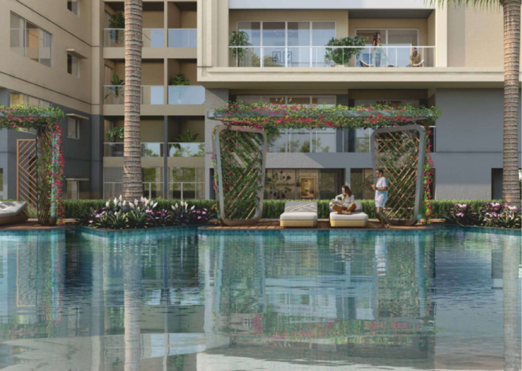 Swimming Pool, sattva-lakeridge 3 Bedroom 2152 Sq.Ft. Apartment In Gowlidoddy Hyderabad 7863131