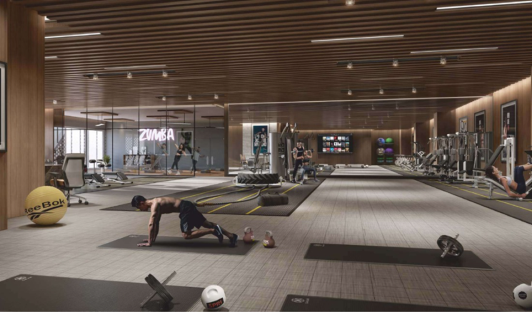 Gym, sattva-lakeridge 3 Bedroom 2152 Sq.Ft. Apartment In Gowlidoddy Hyderabad 7863131