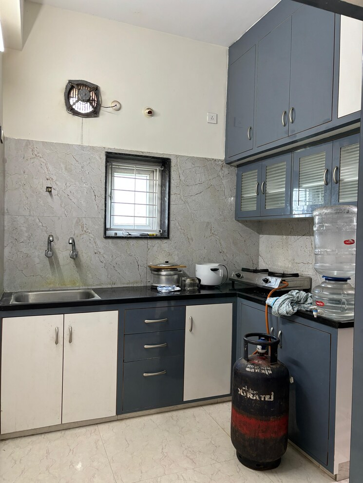 Kitchen, madhapur 2 Bedroom 1200 Sq.Ft. Builder Floor In Madhapur Hyderabad 7863433