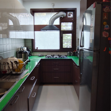 Kitchen in 3 BHK Builder Floor at Kalkaji – for Sale