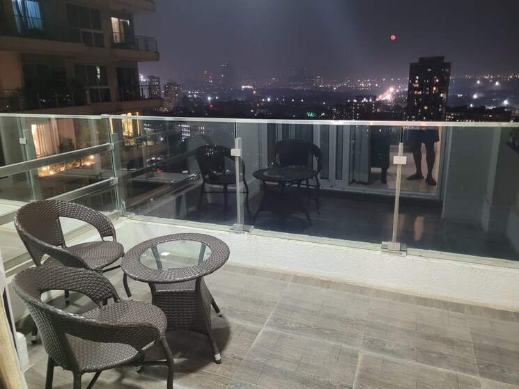 Balcony, lnt-crescent-bay-t4 3 Bedroom 1170 Sq.Ft. Apartment In Parel Mumbai 7863702