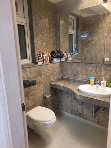 Bathroom in 3 BHK Apartment at LnT Crescent Bay T4, Parel – for Sale