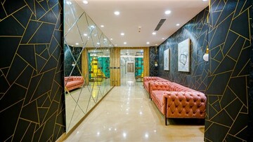 Living Room in 4 BHK Apartment at Microtek Greenburg, Sector 86 – for Sale