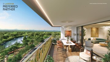 Balcony in 3 BHK Apartment at Kohinoor Lifestyle, Kalyan West – for Sale