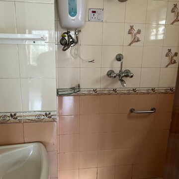 Bathroom in 3 BHK Apartment at Juhu Shalimar CHS, Gulmohar Colony – for Rent