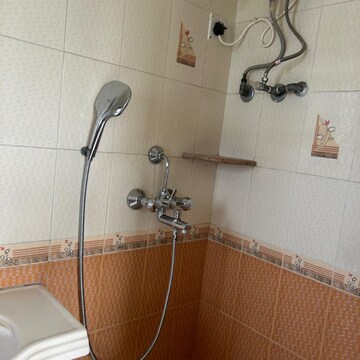 Bathroom in 3 BHK Apartment at Juhu Shalimar CHS, Gulmohar Colony – for Rent