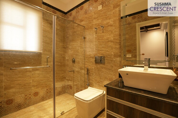 Bathroom, sushma-crescent 3 Bedroom 1310 Sq.Ft. Apartment In Dhakoli Zirakpur 7865172