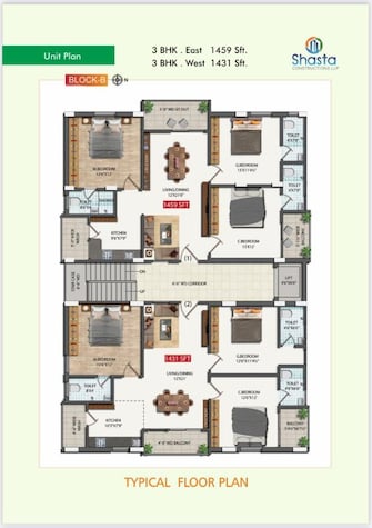 3 BHK Apartment For Resale in Shasta Pride Yapral Hyderabad  7865159