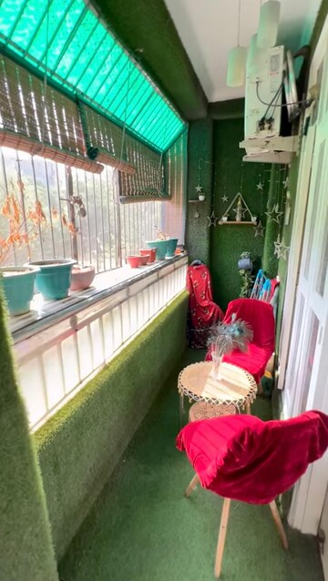 Balcony in 4 BHK Apartment at Abul Fazal Enclave Part 1 – for Sale