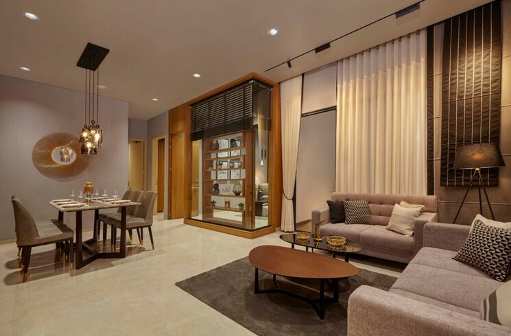 Living Room, tejraj-tej-elevia 6 Bedroom 2350 Sq.Ft. Apartment In Baner Pune 7865885