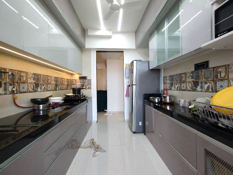 Kitchen, galaxy-green-woods 3 Bedroom 1725 Sq.Ft. Apartment In Kharghar Navi Mumbai 7866013