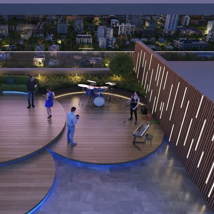 Garden, pyramid-crown-8 3 Bedroom 1233 Sq.Ft. Apartment In Balewadi Pune 7866684