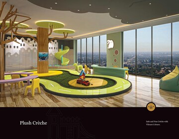 Furnished Amenities in 3 BHK Apartment at Pyramid Crown 8, Balewadi – for Sale